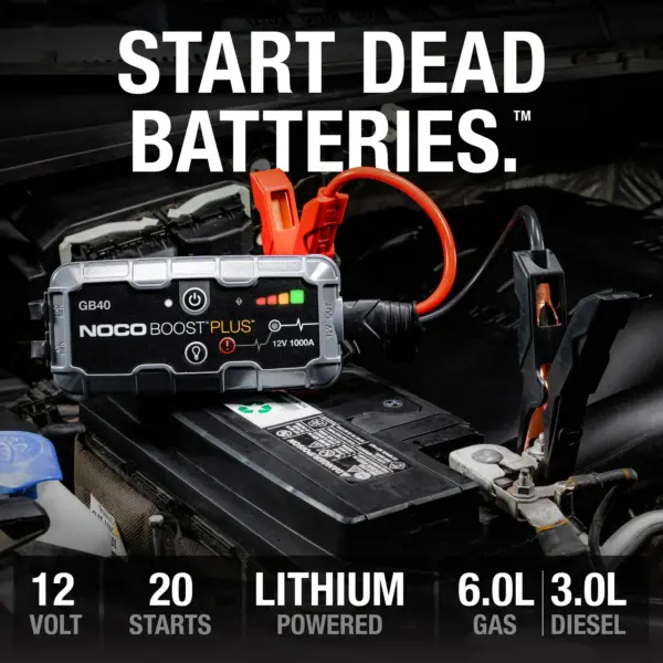 NOCO Boost Plus GB40 1000A 12V Jump Starter
